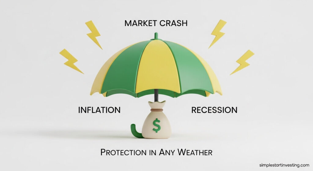 The Permanent Portfolio Strategy: 4 Assets to Survive Any Market Crash