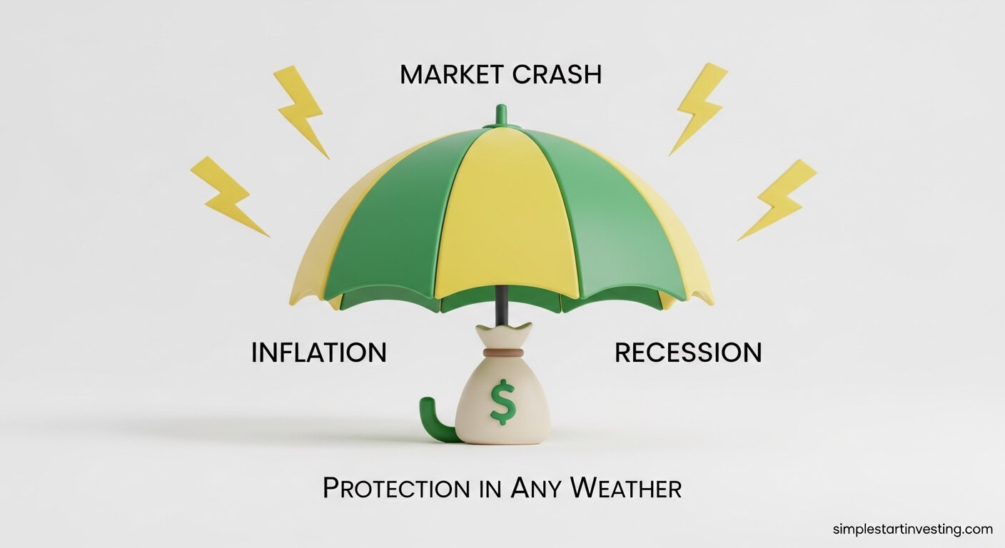 The Permanent Portfolio Strategy: 4 Assets to Survive Any Market Crash